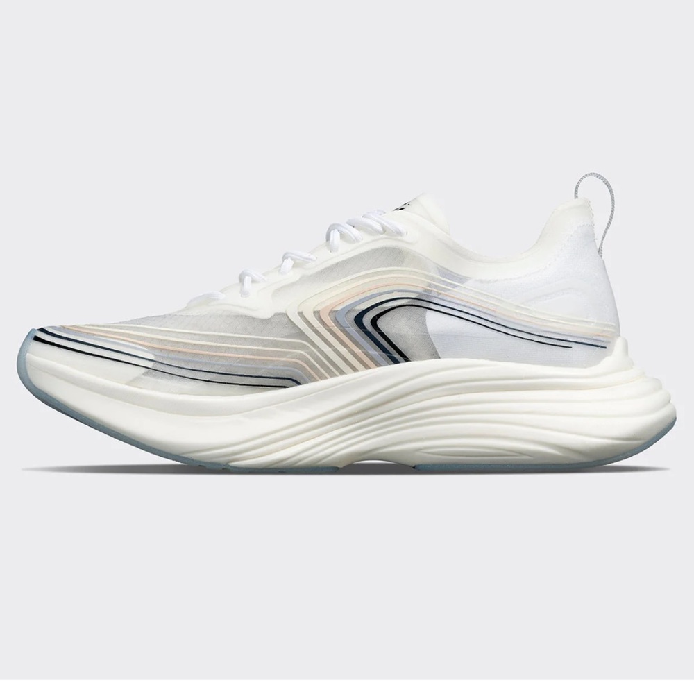Women’s APL streamline size 7 great condition retail $320 white/clear/black - Picture 3 of 7